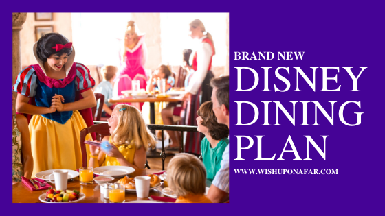 Brand New Disney Dining Plan